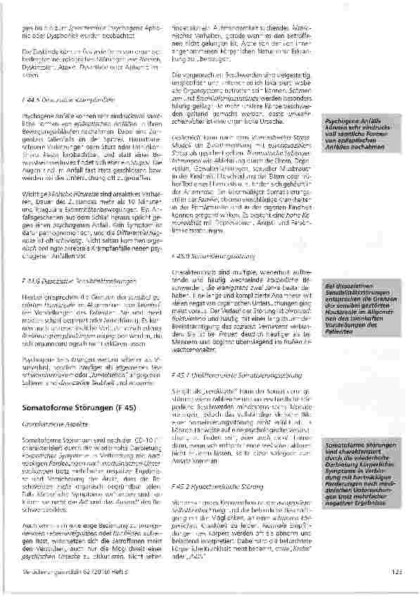 Vorschauseite 2: Begutachtung somatoformer Störungen (I)