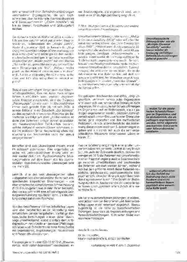 Vorschauseite 4: Begutachtung somatoformer Störungen (I)