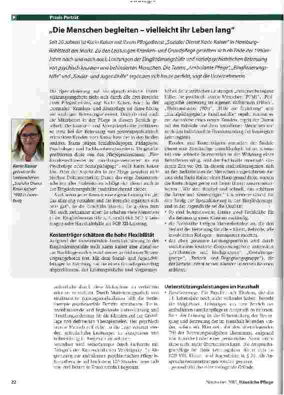 Vorschauseite 3: Mit flexiblen Leistungen Teilhabe ermöglichen