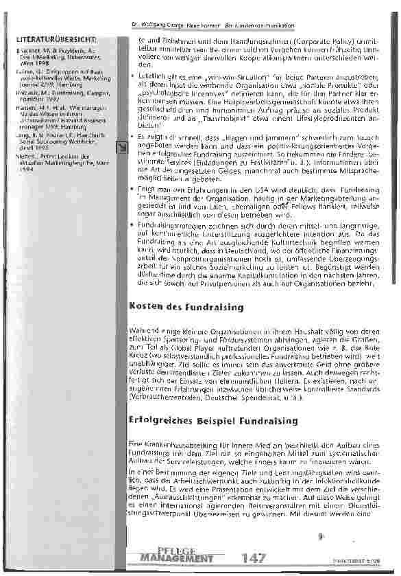 Vorschauseite 5: Neue Formen der Kundenkommunikation Eventmarketing und Fundraising