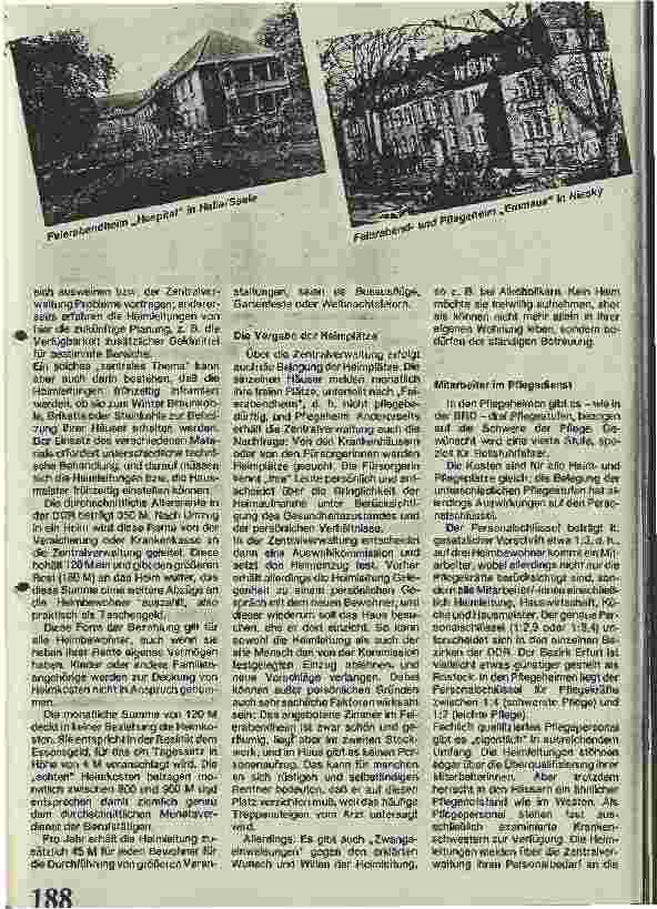 Vorschauseite 2: Altenheimleiter in der DDR