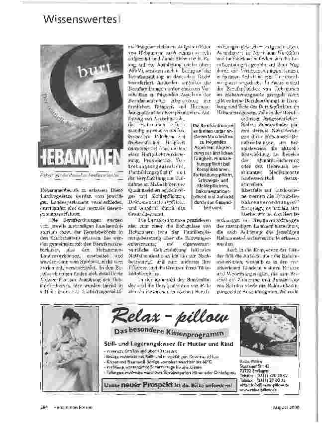 Vorschauseite 5: DER GESETZLICHE RAHMEN VON HEBAMMENTÄTIGKEIT