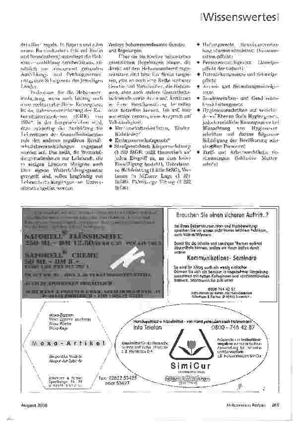 Vorschauseite 6: DER GESETZLICHE RAHMEN VON HEBAMMENTÄTIGKEIT