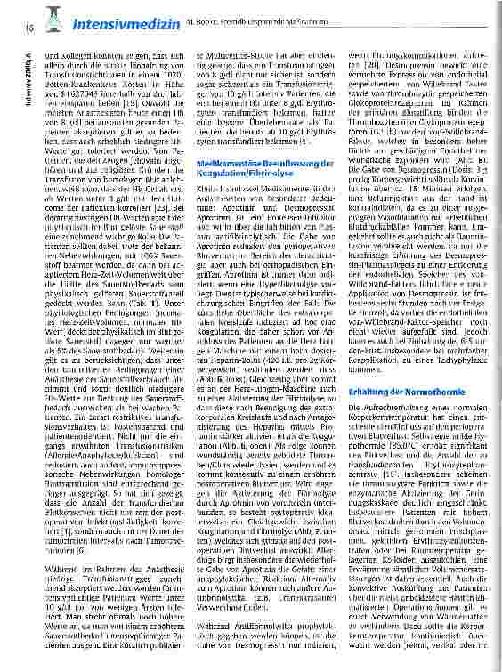 Vorschauseite 5: Fremdblutsparende Maßnahmen