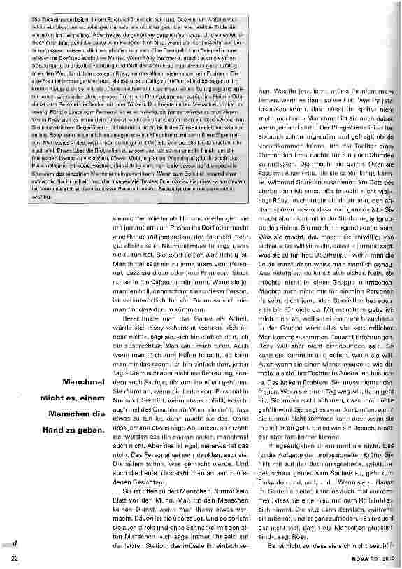 Vorschauseite 2: Es braucht wenig, damit die Menschen glücklich sind