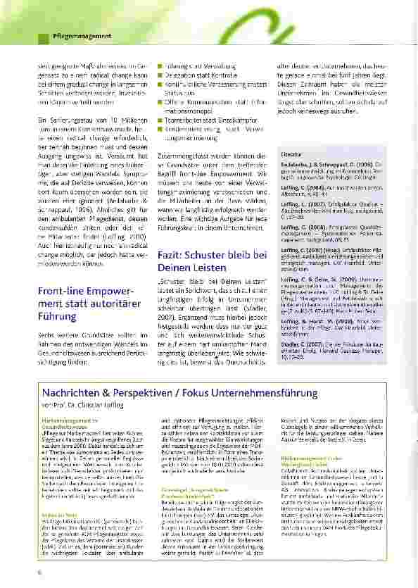 Vorschauseite 3: Change Management im Gesundheitswesen