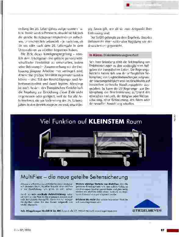 Vorschauseite 2: Wenn das Alter zum Problem wird