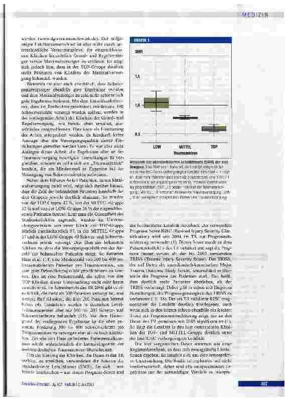 Vorschauseite 5: Traumaversorgung in Deutschland