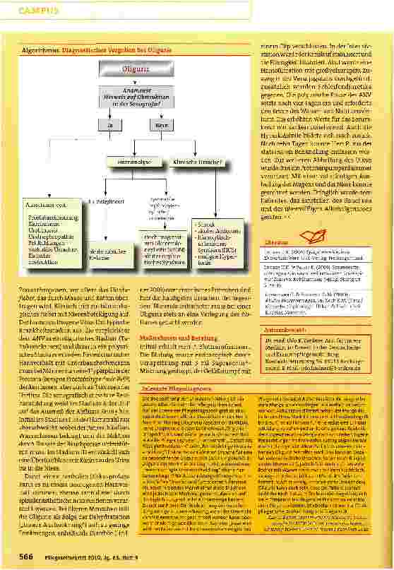 Vorschauseite 3: Leitmerkmal Oligurie
