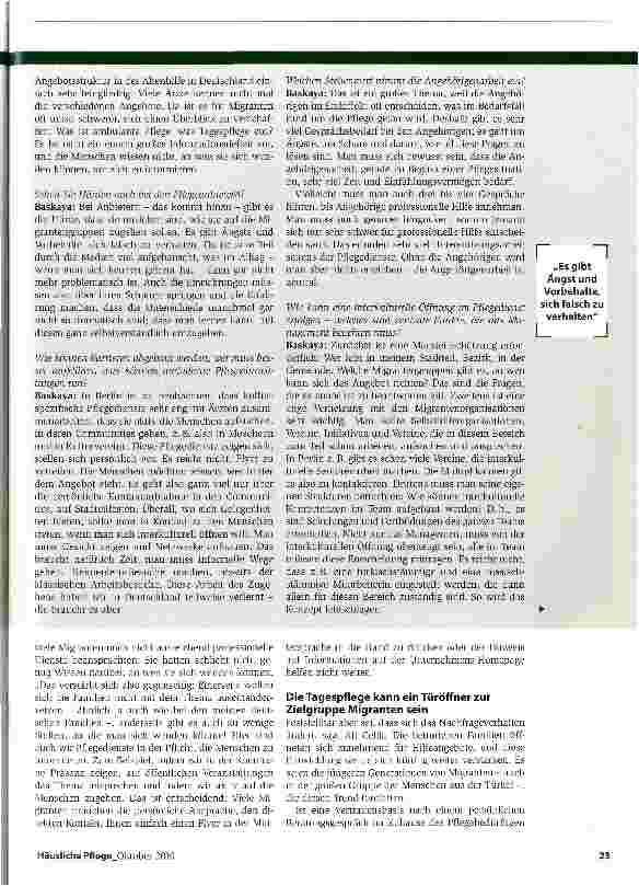Vorschauseite 2: „Man muss Gesicht zeigen und Netzwerke aufbauen