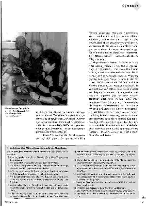 Vorschauseite 2: Pflegewohngruppen Alternative Betreuungsform oder Alternative zu herkömmlichen Altersund Pflegeheimen?