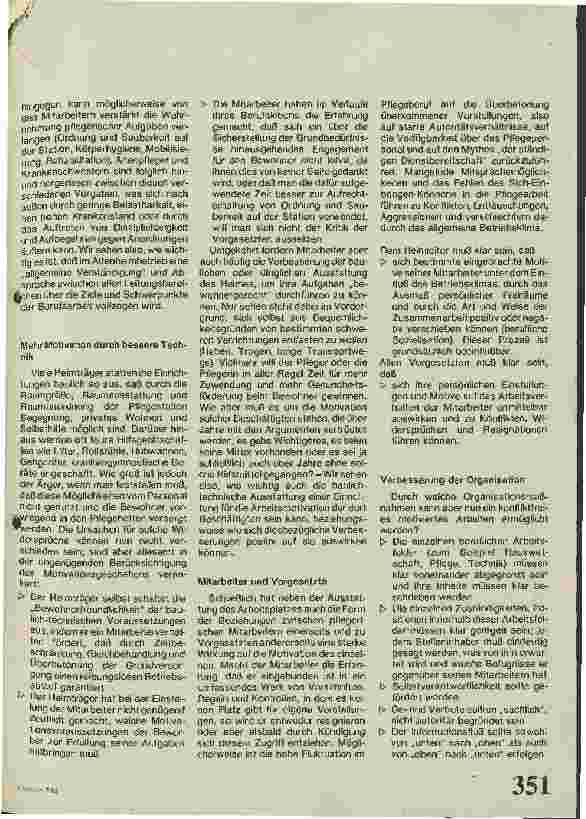 Vorschauseite 2: Arbeitsmotivation im Pflegeheim