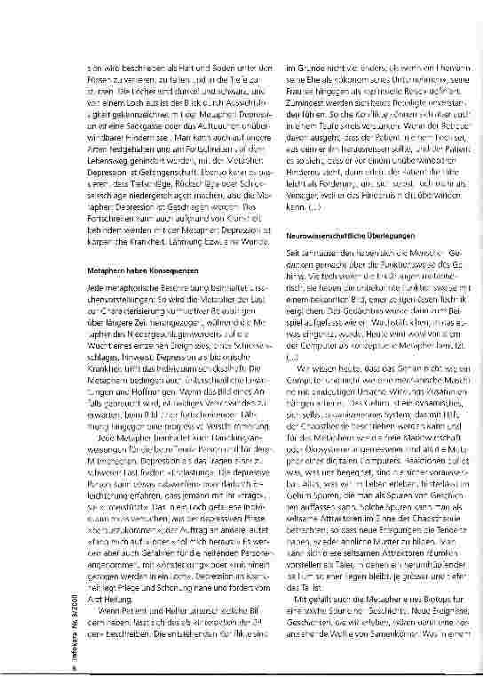 Vorschauseite 2: Was lösen depressive Patienten bei uns aus?