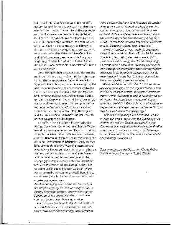 Vorschauseite 3: Was lösen depressive Patienten bei uns aus?