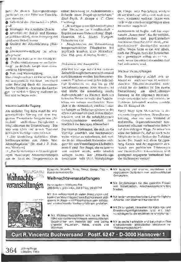 Vorschauseite 2: Anmerkungen zur deutschen Altenhilfe-Szene