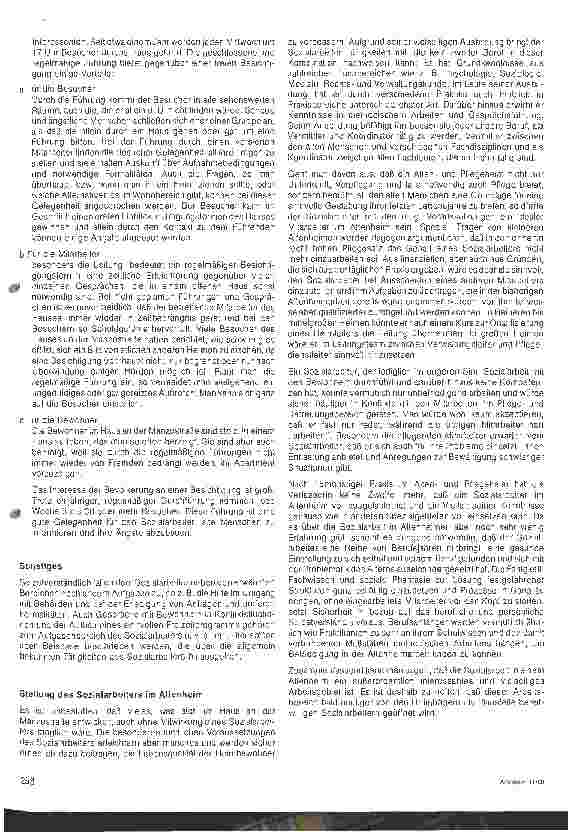 Vorschauseite 5: Soziale Arbeit im Altenund Pflegeheim