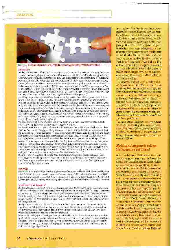 Vorschauseite 3: Pflegt man mit Assessment instrumenten besser?