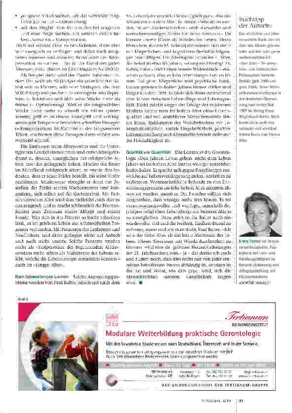 Vorschauseite 2: Erfolgreich altern