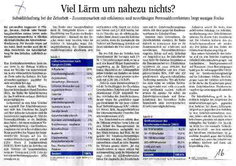 Vorschauseite 1: Viel Lärm um nahezu nichts?