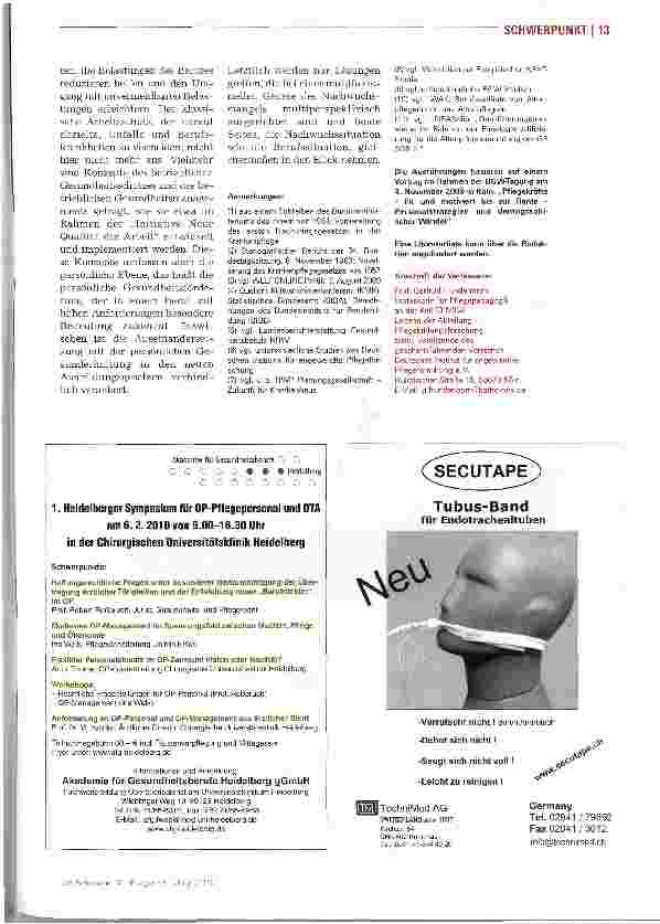 Vorschauseite 6: Nachwuchsmangel in den Pflegeberufen