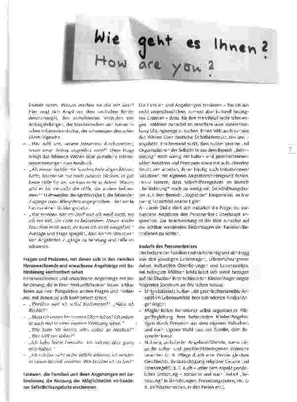 Vorschauseite 4: Im Fokus: Behinderung und Migartion