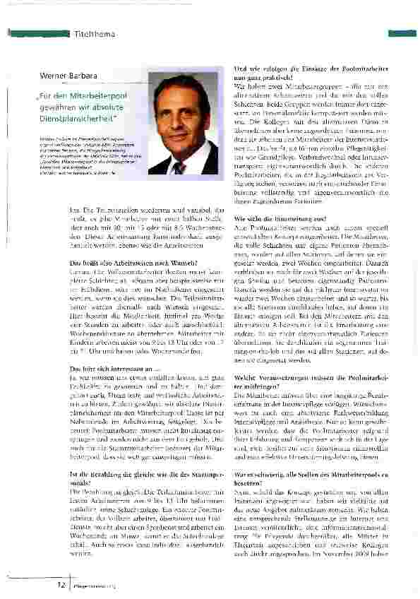 Vorschauseite 2: Wir müssen uns etwas einfallen lassen, um gute Fachkräfte zu halten