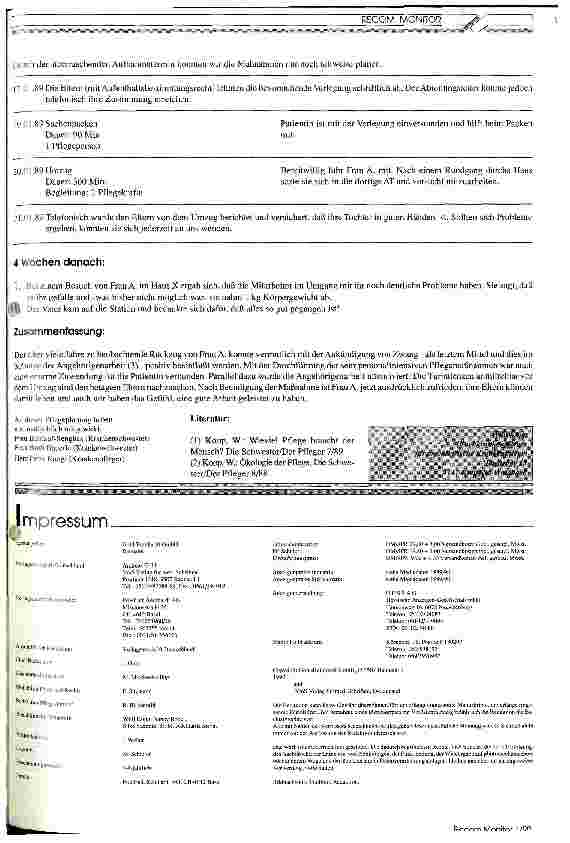 Vorschauseite 3: Bericht über eine durchgeführte Pflegeplanung in der Psychiatrie