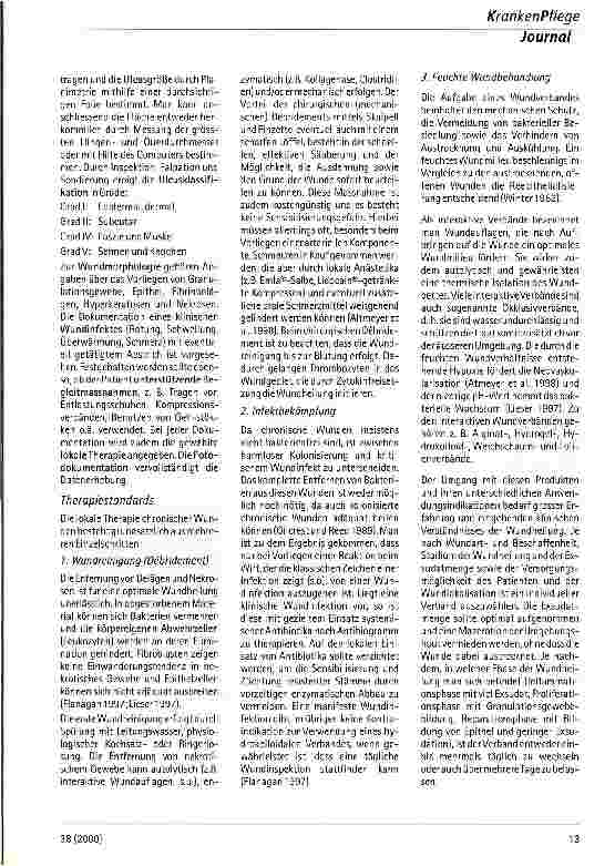 Vorschauseite 4: Die ambulante Wundsprechstunde Management und Therapiestandards