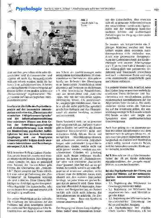 Vorschauseite 3: Psychotherapie auf einer Intensivstation: Blödsinn, Wahnsinn oder vielleicht doch etwas für Sie?