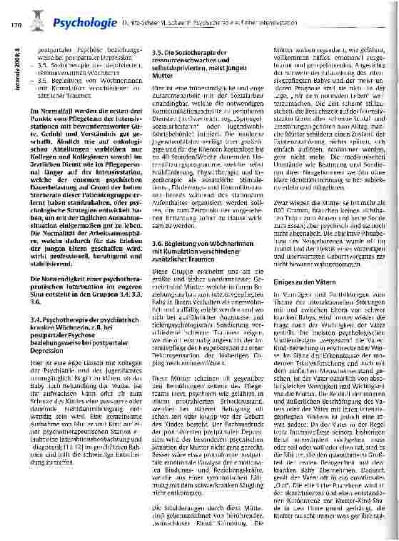Vorschauseite 4: Psychotherapie auf einer Intensivstation: Blödsinn, Wahnsinn oder vielleicht doch etwas für Sie?