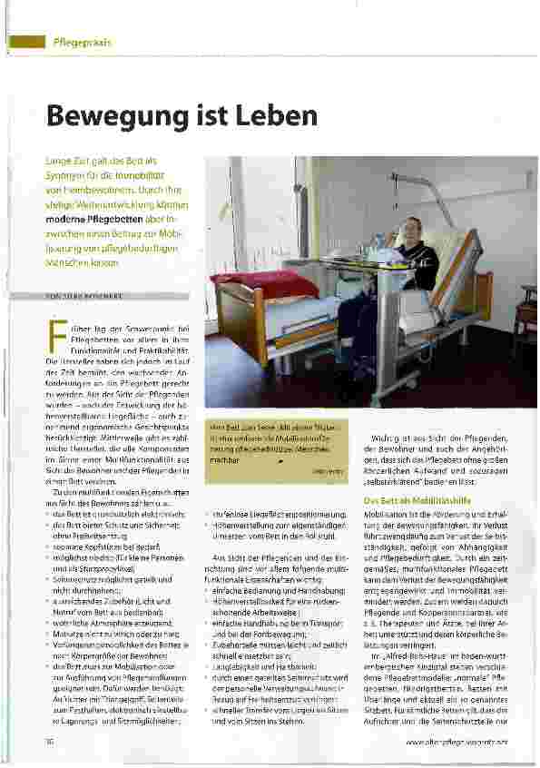 Vorschauseite 1: Bewegung ist Leben