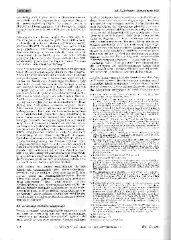 Vorschauseite 6: Leistungsvergleich zwischen Jugendund Auszubildendenvertretern und sonstigen Auszubildenden?