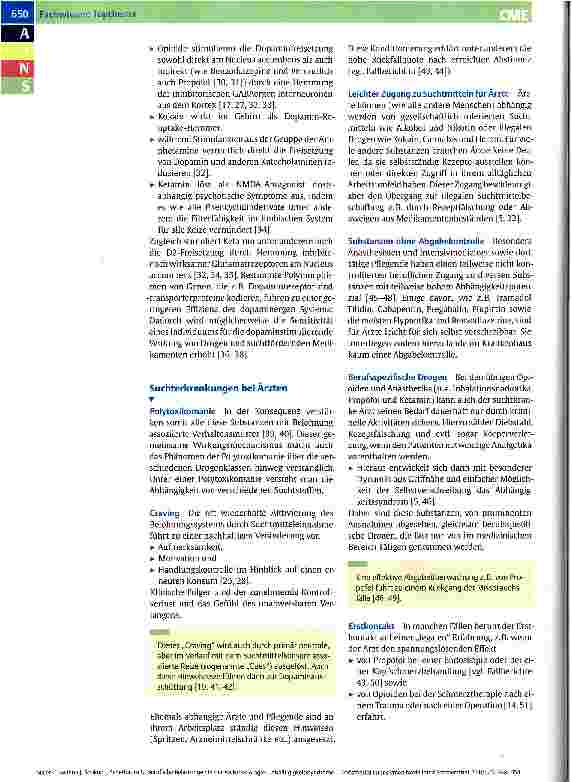Vorschauseite 3: Berufliche Belastungen in der Anästhesiologie Abhängigkeitssyndrome bei Anästhesisten