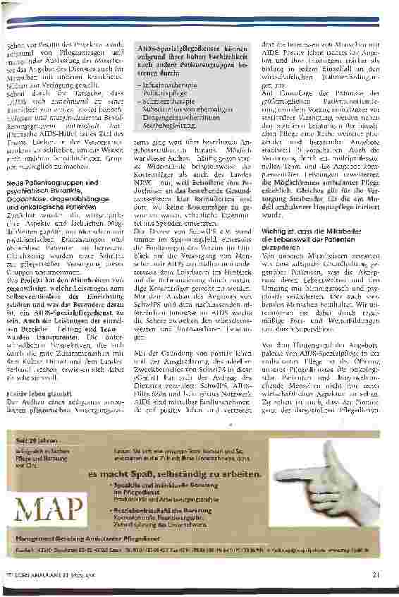 Vorschauseite 4: Vom Selbsthilfeprojekt zum Dienstleister