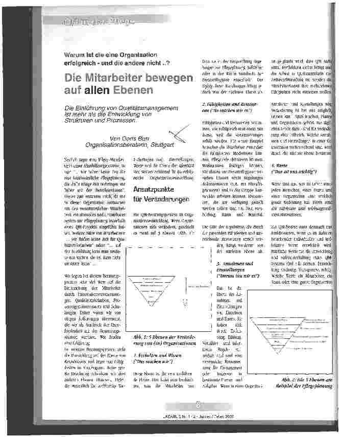 Vorschauseite 1: Die Mitarbeiter bewegen auf allen Ebenen Warum ist die eine Organisation erfolgreich - und die andere nicht?