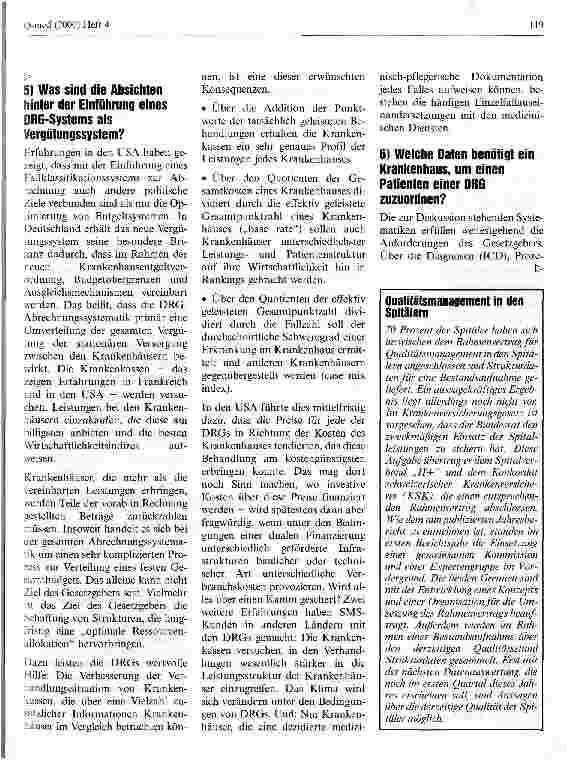 Vorschauseite 3: Die neue Krankenhausentgeltverordnung wird kommen - und DRGs zwingen zum Handeln!