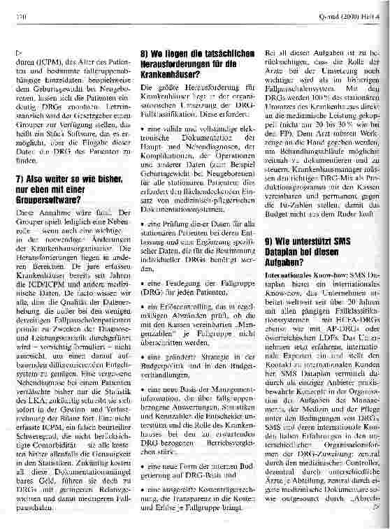 Vorschauseite 4: Die neue Krankenhausentgeltverordnung wird kommen - und DRGs zwingen zum Handeln!
