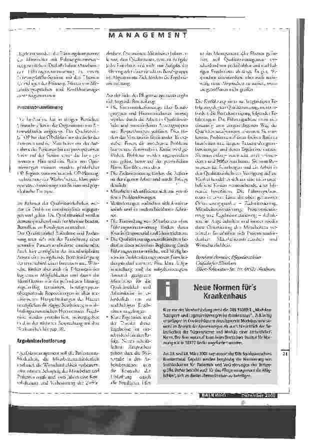 Vorschauseite 2: Mehr Erfolg durch Transparenz