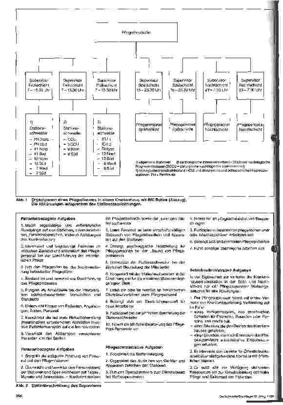Vorschauseite 2: Die Position und Aufgabenstellung des Pflegesupervisors in den USA
