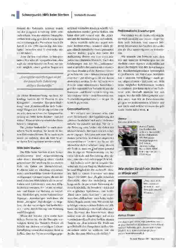 Vorschauseite 3: Ein Gebot der Menschlichkeit