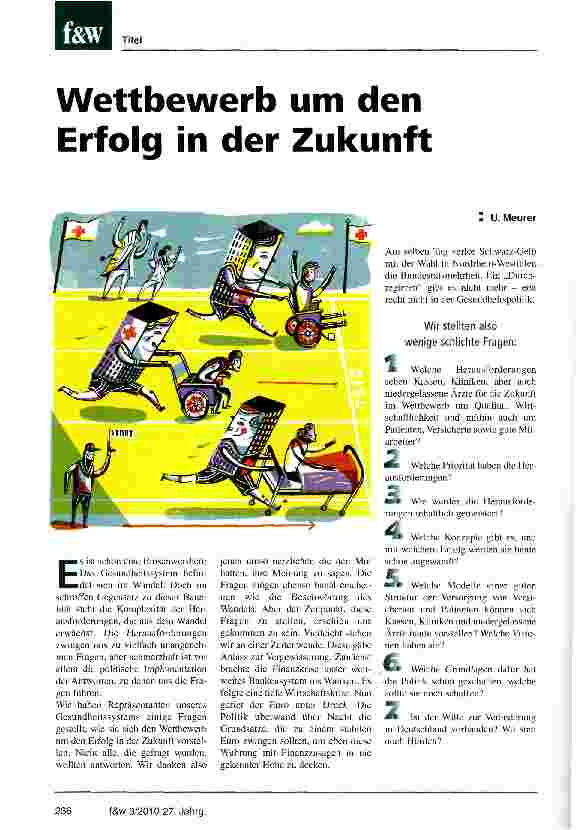 Vorschauseite 1: Wettbewerb um den Erfolg in der Zukunft