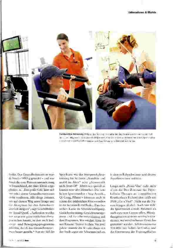 Vorschauseite 2: Gesund trainieren