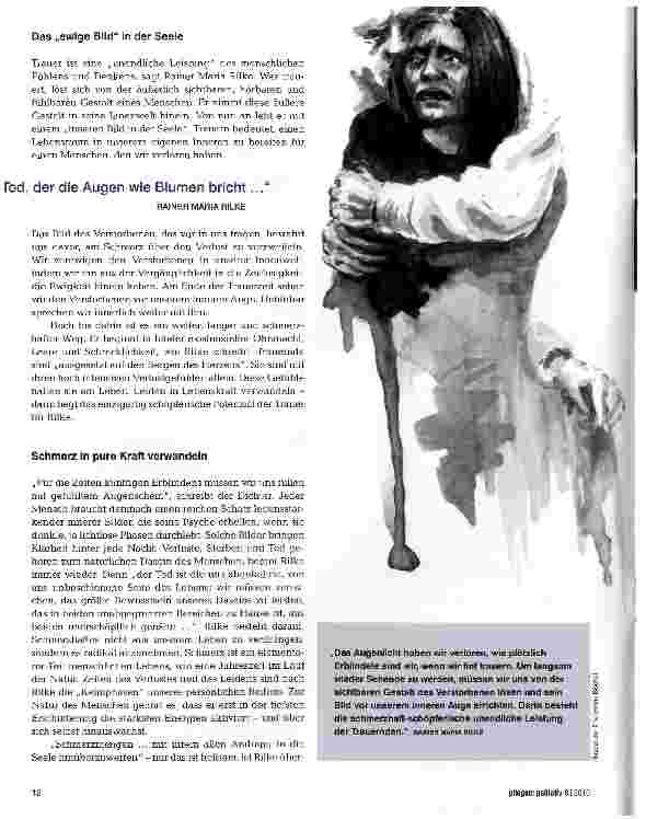 Vorschauseite 2: Rilke als Wegbegleiter in der Trauer - gestern wie heute