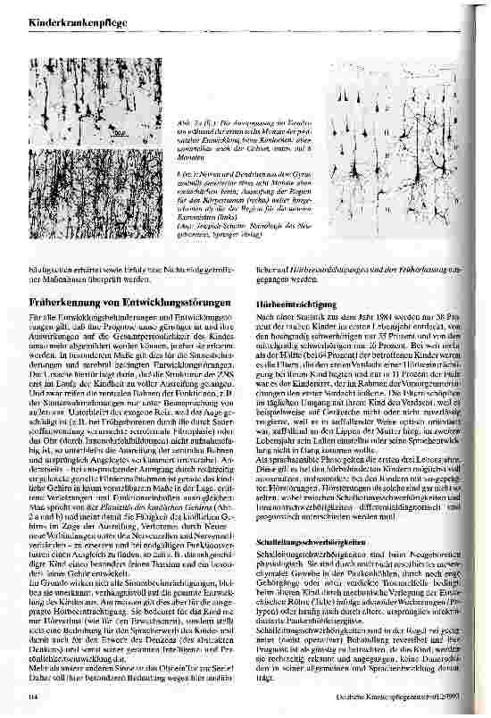 Vorschauseite 3: Vorsorge und Früherkennung im Kindesalter