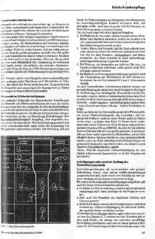 Vorschauseite 4: Vorsorge und Früherkennung im Kindesalter