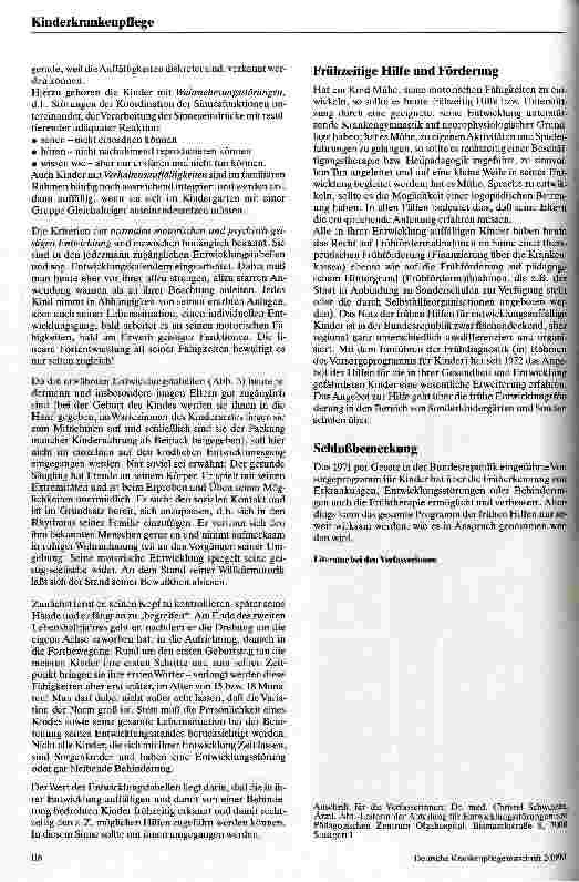 Vorschauseite 5: Vorsorge und Früherkennung im Kindesalter