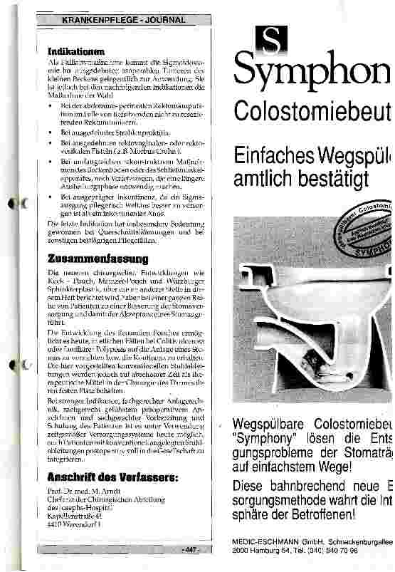 Vorschauseite 5: Die Arten der künstlichen Stuhlableitung