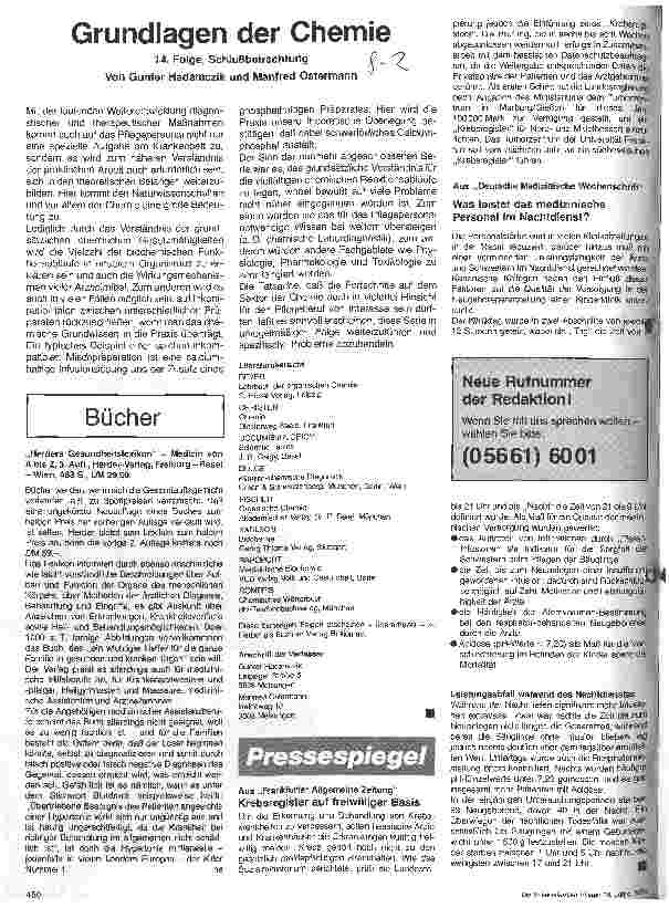 Vorschauseite 1: Grundlagen der Chemie