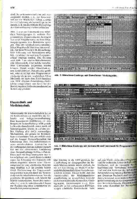 Vorschauseite 2: PC-Software für das technische Management