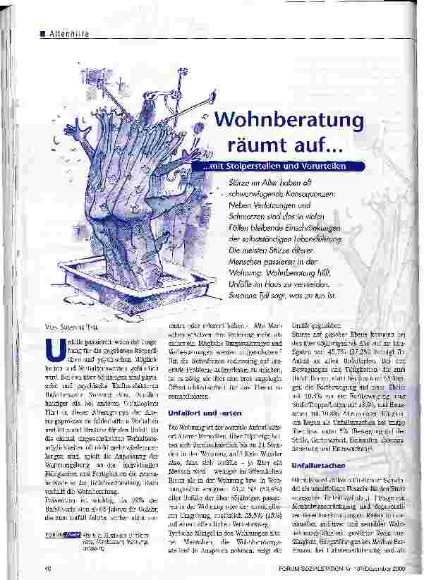 Vorschauseite 1: Wohnberatung räumt auf... ...mit Stolperstellen und Vorurteilen